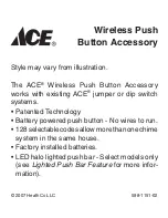 Heath Zenith Wireless Push Button Accessory 598-1151-02 Owner'S Manual preview