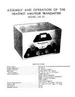 Preview for 2 page of Heath Heathkit DX-35 Assembly Manual