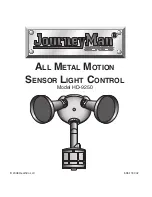 HeathCo HD-9250-BZ-C - Heath - 270 Degree Journeyman Motion Sensing Security Light Owner'S Manual preview