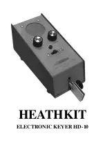 Heathkit HD-10 Manual preview