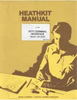 Heathkit HD-3030 User Manual предпросмотр