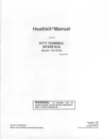 Preview for 3 page of Heathkit HD-3030 User Manual