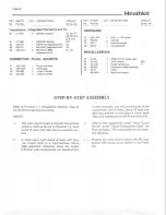 Preview for 42 page of Heathkit HD-3030 User Manual