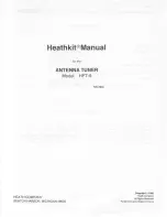 Preview for 3 page of Heathkit HFT-9 Manual