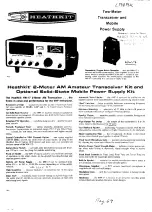 Preview for 62 page of Heathkit HW-17A Assembly And Operation Manual