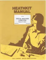 Предварительный просмотр 1 страницы Heathkit ID-4001 Manual