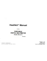 Предварительный просмотр 3 страницы Heathkit IM-2215 Manual