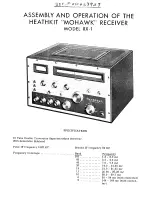 Heathkit Mohawk RX-1 Assembly And Operation Manual preview