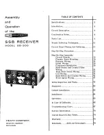 Heathkit SB-300 Assembly And Operation Manual предпросмотр