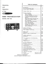 Preview for 3 page of Heathkit SB102 Assembly And Operation Manual