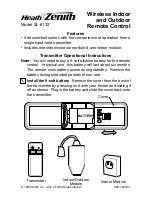 HeathZenith SL-6132 Manual preview