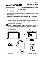 Preview for 7 page of HeathZenith SL-6132 Manual