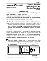 Preview for 5 page of HeathZenith SL-6139 Manual