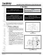 Preview for 8 page of Heatiator BCDV36 Installation And Operating Instructions Manual