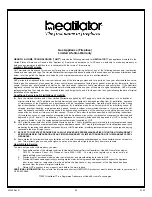 Preview for 28 page of Heatiator BCDV36 Installation And Operating Instructions Manual