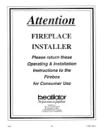 Preview for 18 page of Heatiator CH76 Installation & Operation Manual