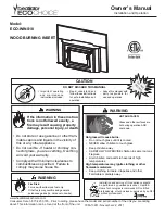 Preview for 1 page of Heatiator ECO-WINS18 Owner'S Manual