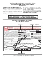 Preview for 2 page of Heatiator Ecochoice ECO-ADV-WS22 Owner'S Manual