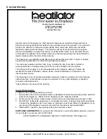 Preview for 27 page of Heatiator SILH50E-B Owner'S Manual