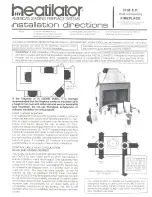 Heatilator 3138 E.P. Installation Directions Manual предпросмотр