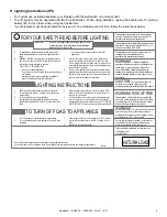 Preview for 9 page of Heatilator B-Vent Gas Fireplace BCBV36 Owner'S Manual