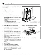 Предварительный просмотр 21 страницы Heatilator Birmingham BIR42 Owner'S Manual