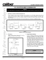 Preview for 6 page of Heatilator CALIBER DESIGNER B-VENT SERIES Installation And Operating Instructions Manual