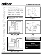 Предварительный просмотр 8 страницы Heatilator CALIBER DESIGNER DIRECT VENT Installation And Operating Instructions Manual