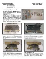 Heatilator CFL-24NG Log Placement Instructions preview