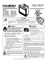 Предварительный просмотр 1 страницы Heatilator CNXT4236IH CNXT4842IH Owner'S Manual