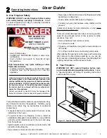 Предварительный просмотр 9 страницы Heatilator CNXT4236IH-D Owner'S Manual