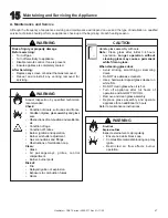 Предварительный просмотр 47 страницы Heatilator CNXT70IH Owner'S Manual