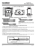 Предварительный просмотр 5 страницы Heatilator CONSTITUTION Installation & Operating Instructions Manual