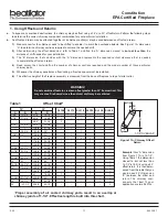 Предварительный просмотр 11 страницы Heatilator CONSTITUTION Installation & Operating Instructions Manual