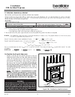 Предварительный просмотр 18 страницы Heatilator CONSTITUTION Installation & Operating Instructions Manual