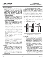 Предварительный просмотр 19 страницы Heatilator CONSTITUTION Installation & Operating Instructions Manual