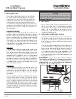 Предварительный просмотр 22 страницы Heatilator CONSTITUTION Installation & Operating Instructions Manual