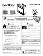 Preview for 1 page of Heatilator Direct Vent Gas Appliance CD4236MILR Owner'S Manual