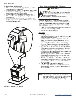 Предварительный просмотр 12 страницы Heatilator ECO CHOICE ECO-ADV-WS22 Owner'S Manual