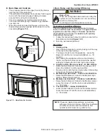 Preview for 11 page of Heatilator ECO CHOICE WINS18-AU Owner'S Manual