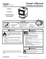 Heatilator ECO CHOICE WS18-AU Owner'S Manual preview