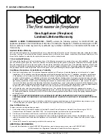 Предварительный просмотр 59 страницы Heatilator EHS3633 Owner'S Manual