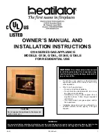 Heatilator G136 Owner'S Manual And Installation Instructions preview