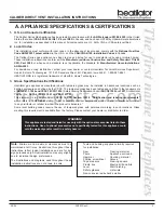 Предварительный просмотр 3 страницы Heatilator GCDC60 Installation & Operating Instructions Manual