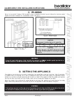 Предварительный просмотр 7 страницы Heatilator GCDC60 Installation & Operating Instructions Manual