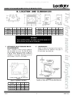 Preview for 5 page of Heatilator GNDC30 Installation & Operating Instructions Manual