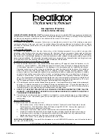 Preview for 28 page of Heatilator GNDC30 Installation & Operating Instructions Manual