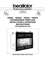 Heatilator HB36A Installation & Operation Instructions предпросмотр