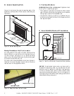 Preview for 8 page of Heatilator HEIR36H-IFT Owner'S Manual