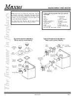 Предварительный просмотр 6 страницы Heatilator Maxus MAX60 Installation & Operating Instructions Manual